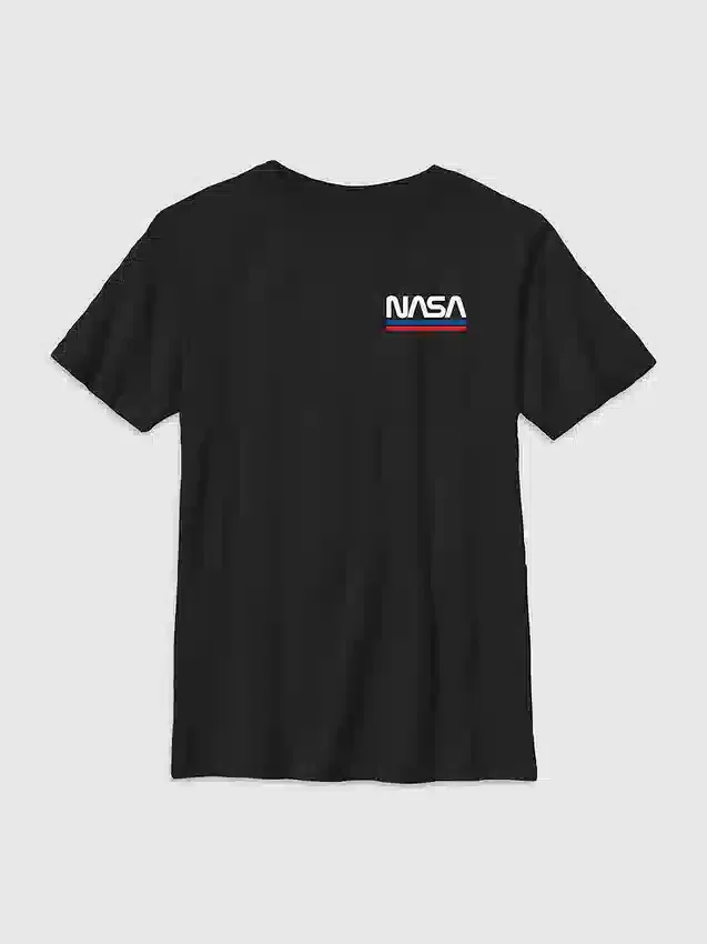 Camiseta infantil con logotipo bordado de la NASA