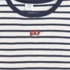 Camiseta infantil de canalé con bordados