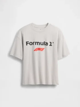 Camiseta infantil de la Fórmula 1 con estampado oversize