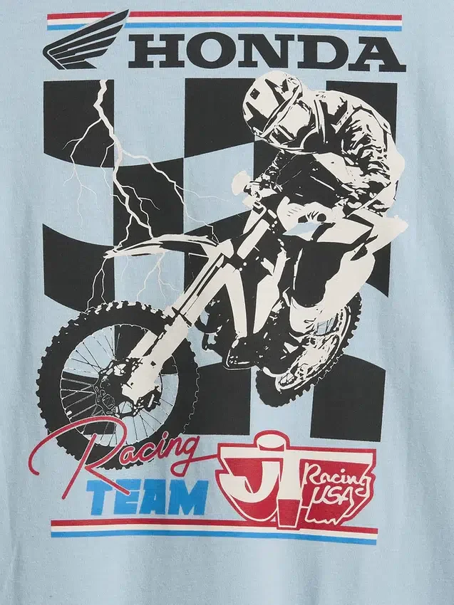 Camiseta infantil de la Fórmula 1 con estampado oversize