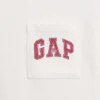 Camiseta infantil de punto de algodón grueso con corte holgado y Gap Logo