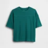 Camiseta infantil de punto grueso con costuras