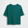 Camiseta infantil de punto grueso con costuras