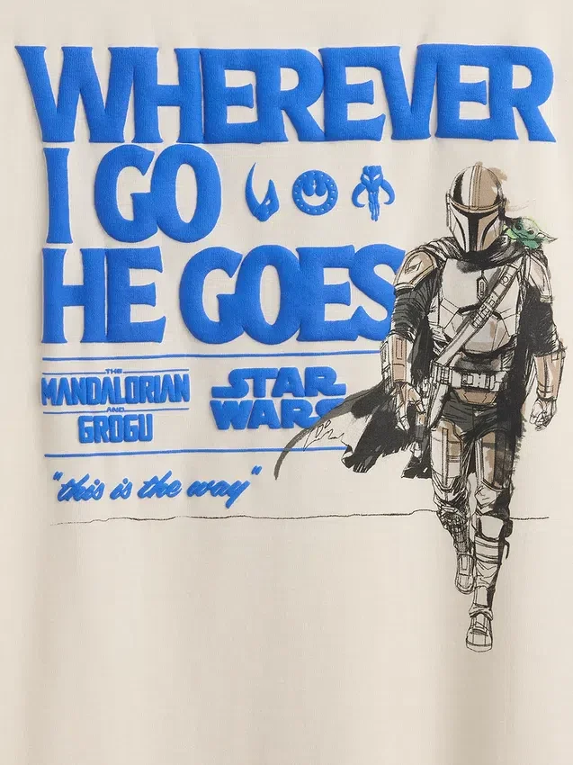 Camiseta infantil de Star Wars con estampado gráfico y corte holgado