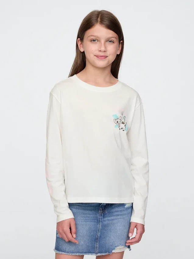 Camiseta infantil GAP × Disney con estampado de Moana
