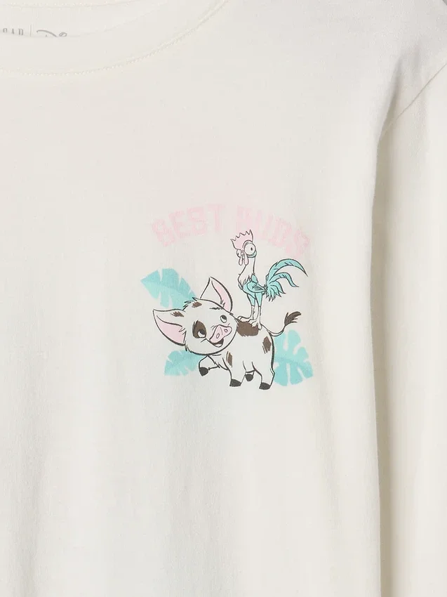Camiseta infantil GAP × Disney con estampado de Moana