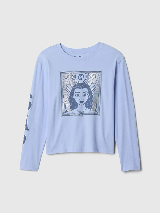 Camiseta infantil GAP × Disney con estampado de Moana