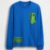 Camiseta infantil holgada con estampado