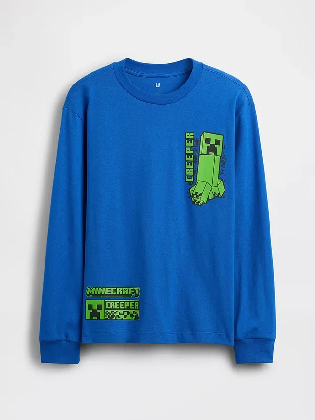 Camiseta infantil holgada con estampado