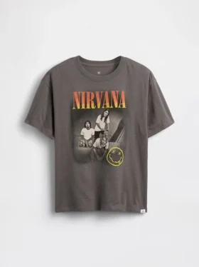Camiseta infantil holgada con estampado