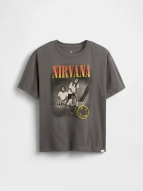 Camiseta infantil holgada con estampado