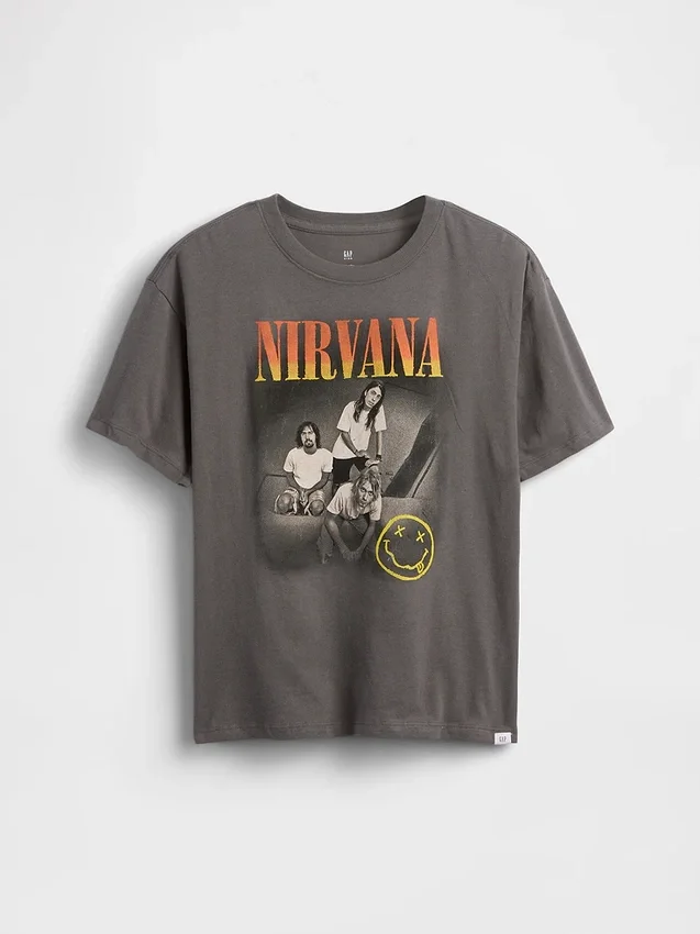 Camiseta infantil holgada con estampado