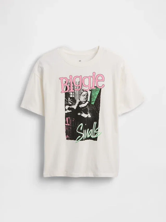 Camiseta infantil holgada con estampado