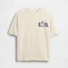 Camiseta infantil holgada con estampado