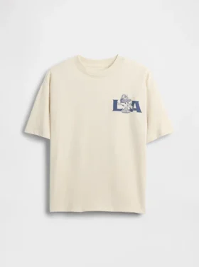 Camiseta infantil holgada con estampado