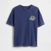 Camiseta infantil holgada con estampado
