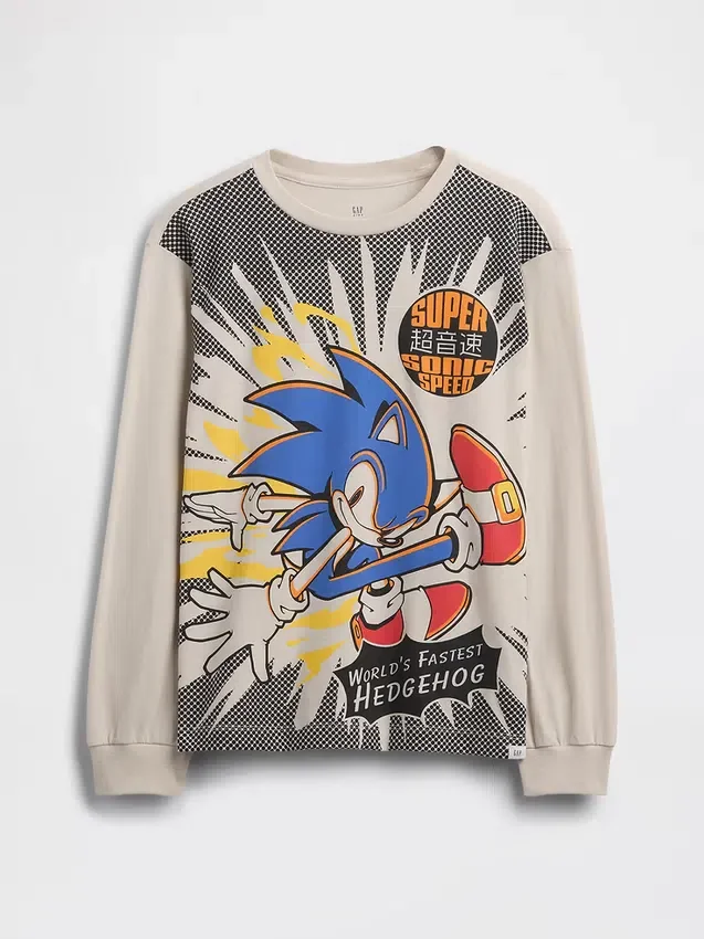 Camiseta infantil holgada con estampado