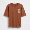 Camiseta infantil holgada con estampado