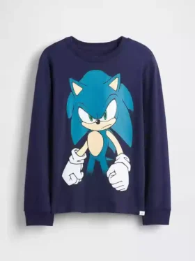 Camiseta infantil holgada con estampado