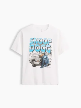 Camiseta infantil holgada con estampado