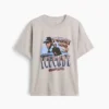 Camiseta infantil holgada con estampado