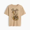 Camiseta infantil holgada con estampado