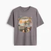 Camiseta infantil holgada con estampado