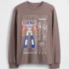 Camiseta infantil holgada con estampado