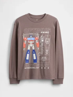 Camiseta infantil holgada con estampado