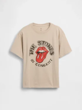 Camiseta infantil holgada con estampado