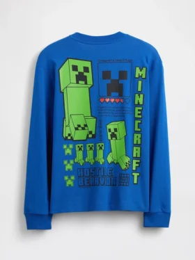 Camiseta infantil holgada con estampado