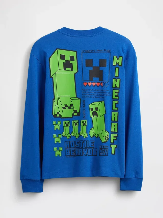 Camiseta infantil holgada con estampado