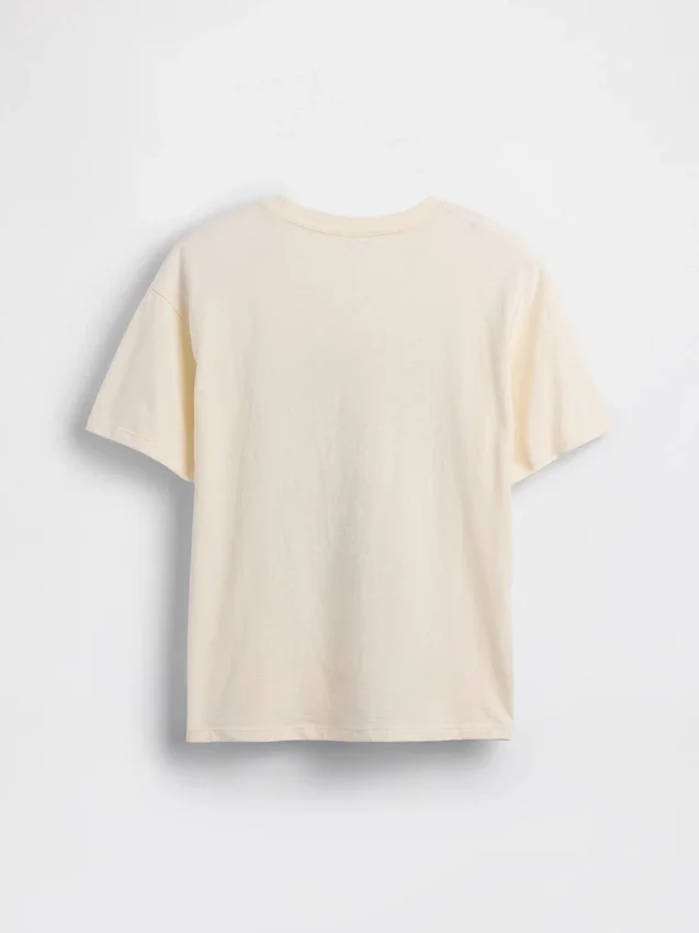 Camiseta infantil holgada con estampado