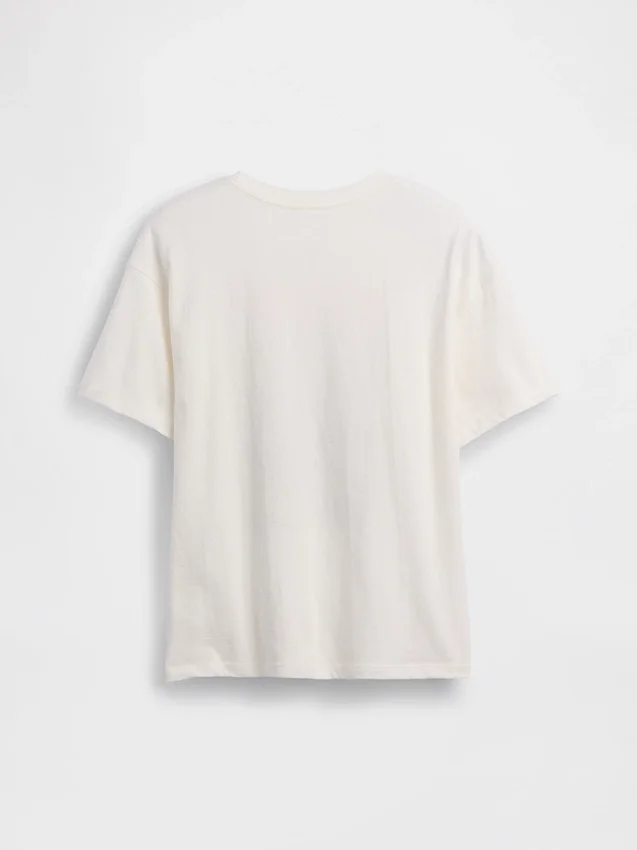 Camiseta infantil holgada con estampado