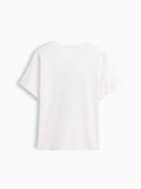 Camiseta infantil holgada con estampado