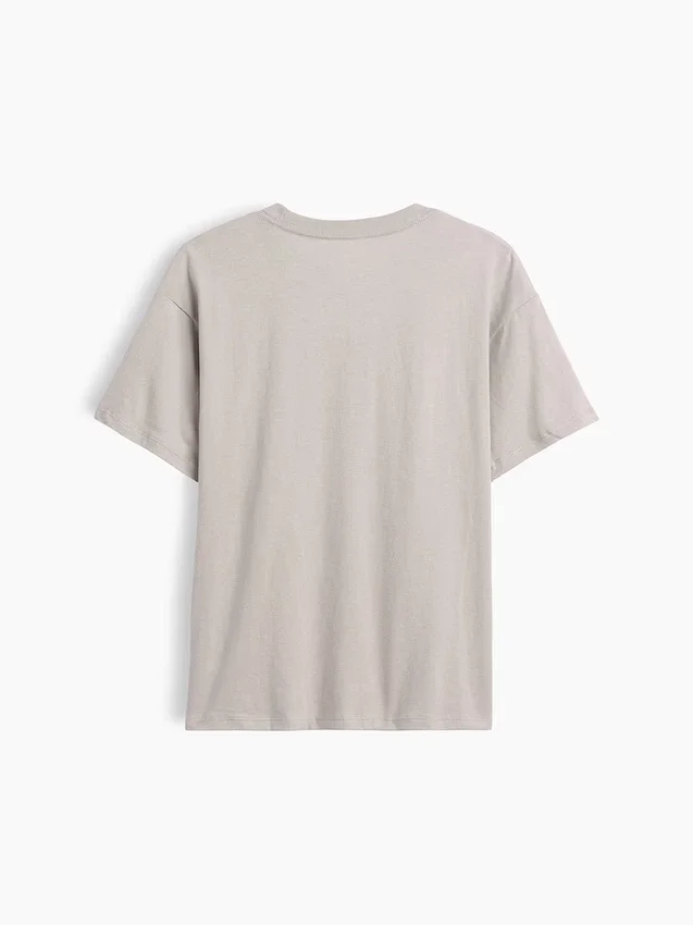 Camiseta infantil holgada con estampado