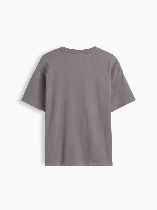 Camiseta infantil holgada con estampado