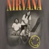 Camiseta infantil holgada con estampado