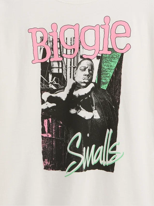 Camiseta infantil holgada con estampado