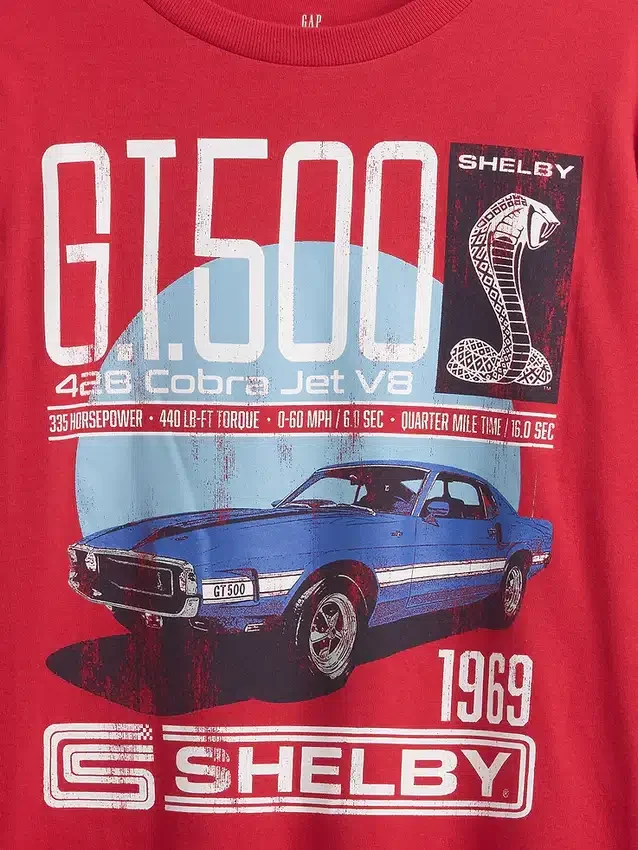 Camiseta infantil holgada con estampado