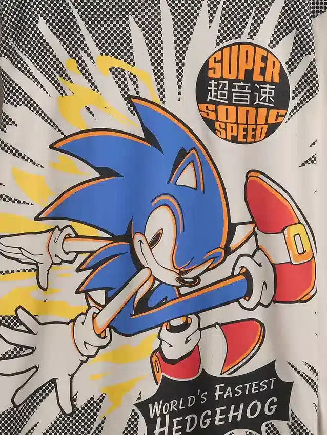 Camiseta infantil holgada con estampado