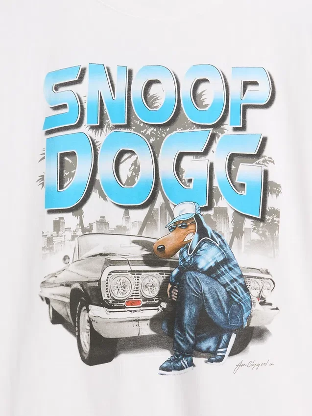 Camiseta infantil holgada con estampado