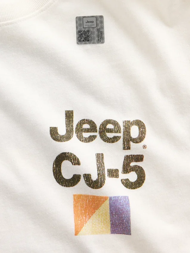 Camiseta infantil holgada con estampado