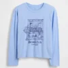 Camiseta infantil holgada con estampado gráfico