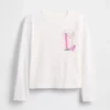 Camiseta infantil holgada con estampado gráfico