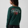 Camiseta infantil holgada con estampado gráfico