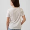 Camiseta infantil holgada con estampado gráfico