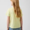 Camiseta infantil holgada con estampado gráfico