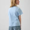 Camiseta infantil holgada con estampado gráfico