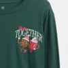 Camiseta infantil holgada con estampado gráfico